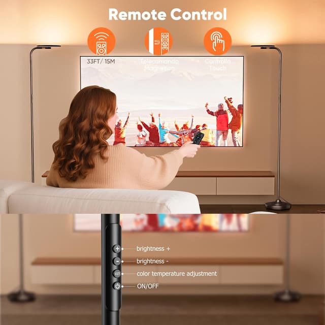 Thumbnail 5 de SIBRILLE 36W LED Floor Lamp dimmable remote