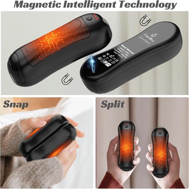 Thumbnail 4 de FANDLISS 2 in 1 Hand Warmer with 6000mAh