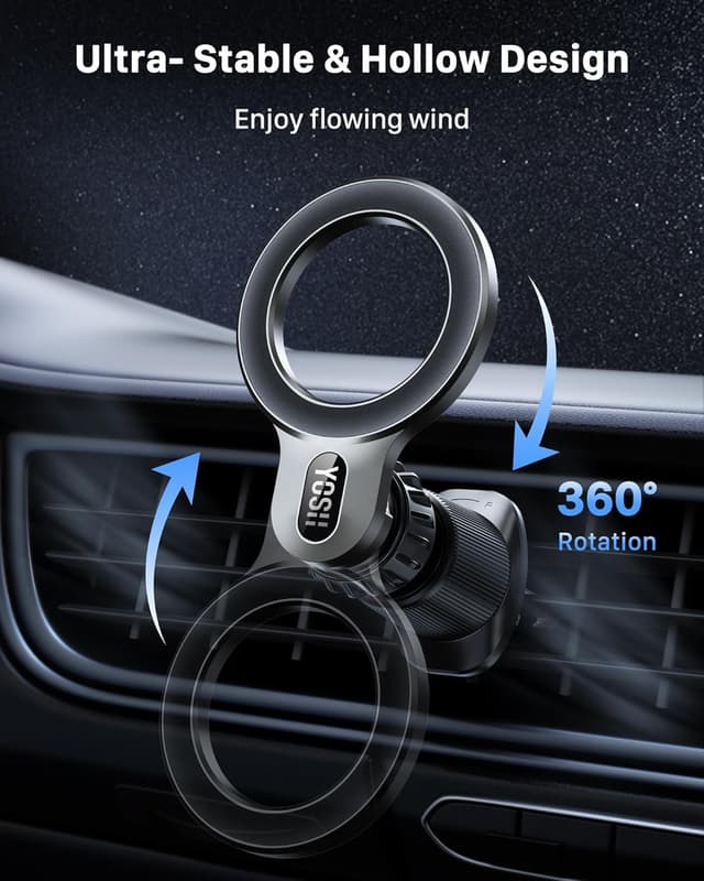 Thumbnail 5 de YOSH Soporte Móvil Coche MagSafe para iPhone y Android