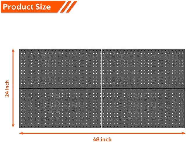 Thumbnail 2 de Ultrawall 4-Piece Metal Pegboard Panels for Garage 🛠