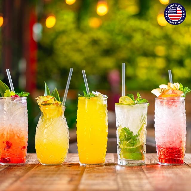 Detalle 2 de Glotoch Express 1000 Individually Wrapped Clear Plastic Straws (7.75 in, 0.24 in) — BPA-Free Disposable Drink Straws