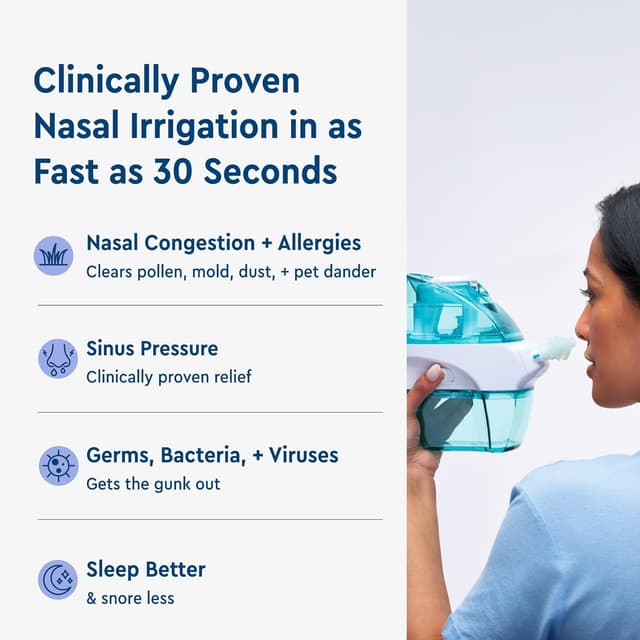 Detalle 1 de Navage Nasal Irrigation System 30 SaltPods