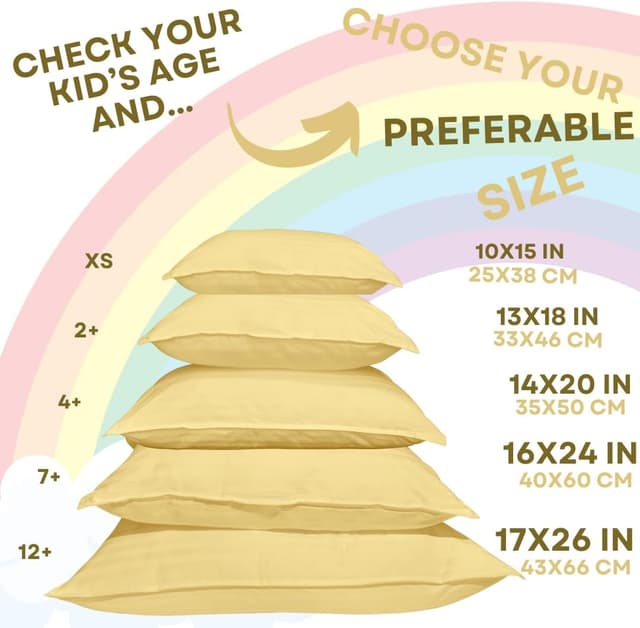 Detalle 2 de kinder Fluff Children Pillow 25x38cm