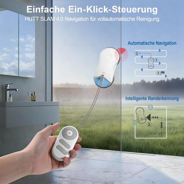 Detalle 2 de HUTT S55 Pro Fensterputzroboter mit 3D-Pads