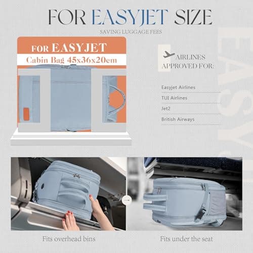 Thumbnail 1 de Lossga mochila de cabina Easyjet 45x36x20