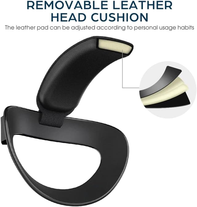 Detalle 2 de kkcobvr KKCOBVR IR Battery Elite Head Strap with 10000mAh Power Pack for Meta/Oculus Quest 2