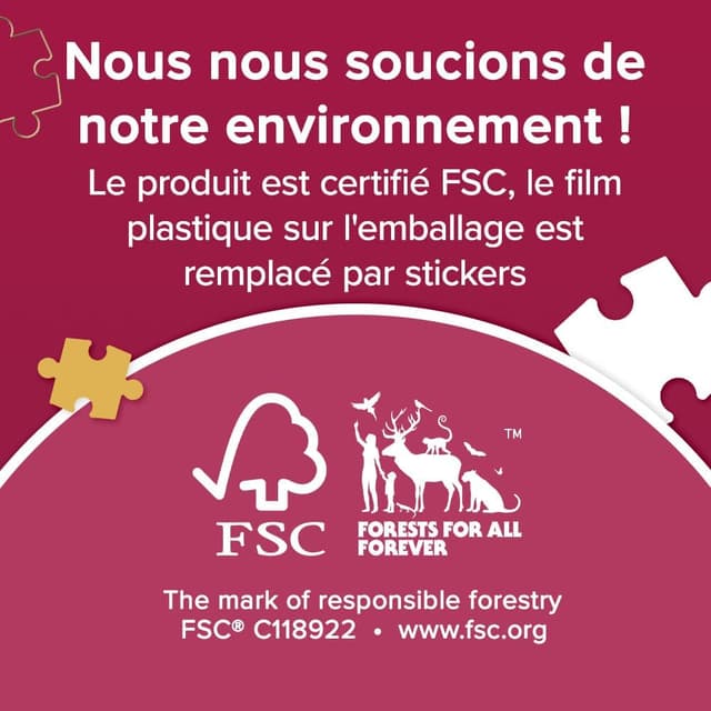 Detalle 2 de Trefl Puzzle Effet 3D Hérisson 1000 pièces (40ème anniversaire) – 683 × 480 mm