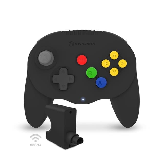 Detalle de Hyperkin Admiral Premium BT Controller for N64 (Space Black) — Nintendo 64