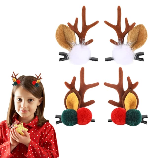 Imagen de Haarspange Weihnachten 2 Paar 🎀 en OfertitasTOP