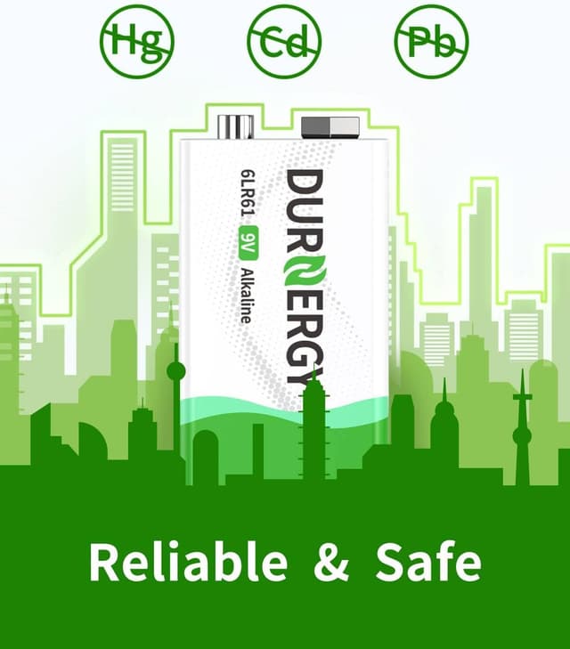 Thumbnail 6 de DURNERGY 9V Batteries 8-Pack ⚡