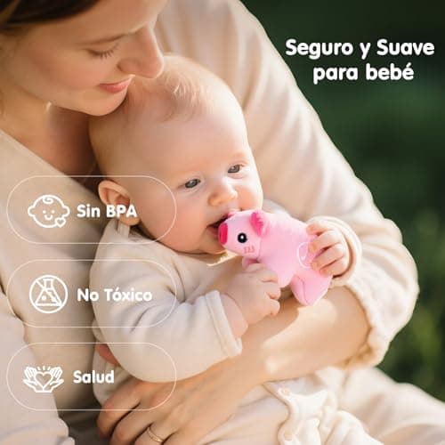 Detalle de Hahaland granja de peluche 6 animales