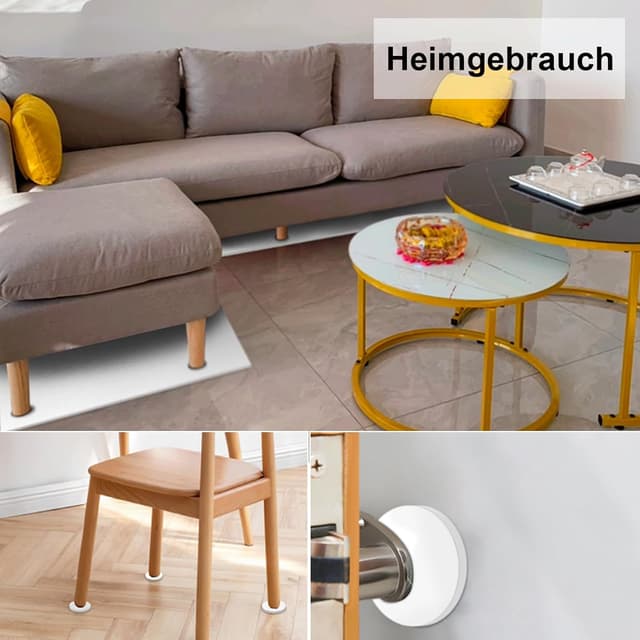 Thumbnail 6 de Vefhby selbstklebende Schaumstoffplatte aus Neopren (300 mm x 3 mm x 1,5 m) für Dichtungen, Schalldämmung & Pufferung – weiß