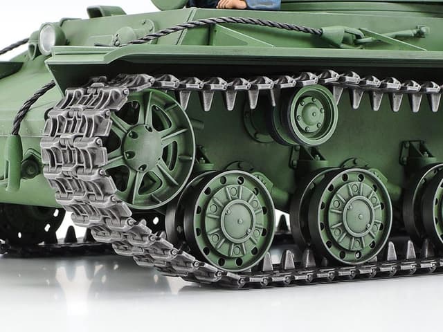 Detalle de Tamiya 35375 – Maquette 1:35 du KV-2 « Gigant » (152 mm) en kit plastique