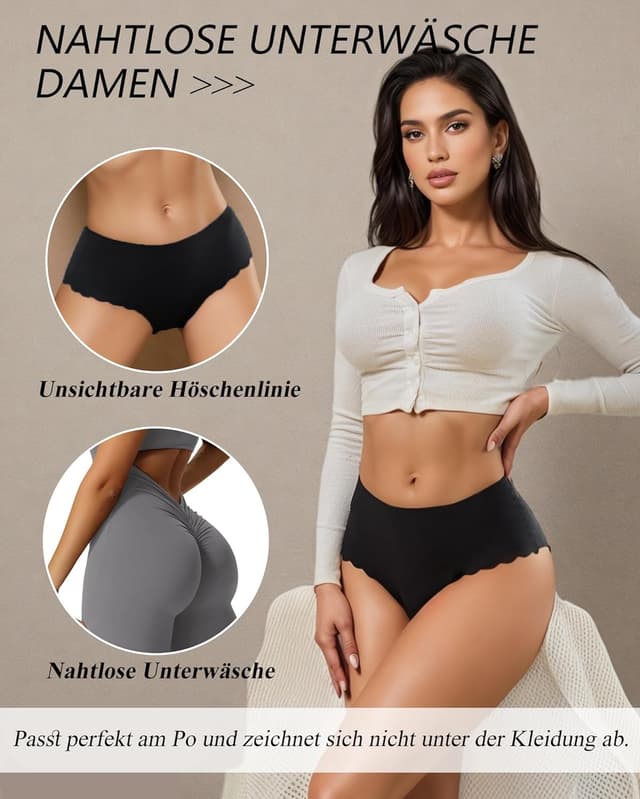 Thumbnail 6 de READY TO LOVE Seamless High Waist Slip 6er-Pack