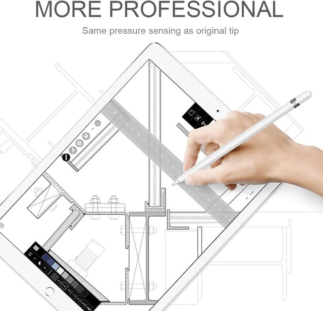 Thumbnail 6 de SIXFU Upgraded Tips for Apple Pencil (Mix Replacement Tips for Apple Pencil 1/2, USB‑C, Pencil Pro) — 6 Pack