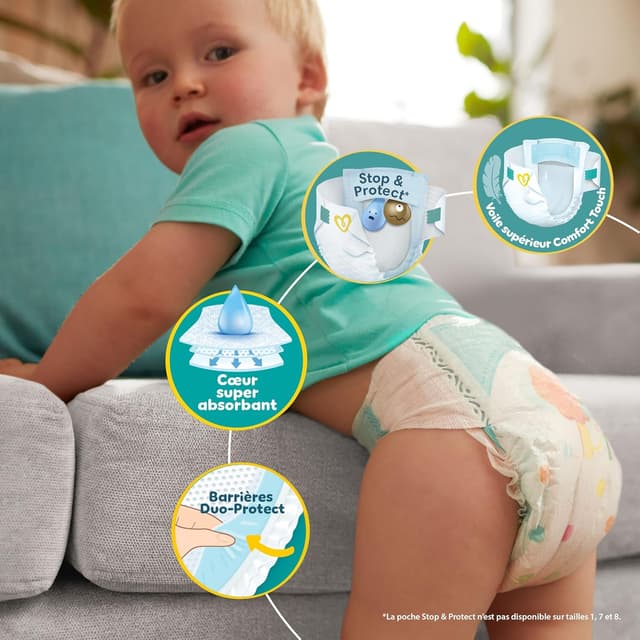 Thumbnail 4 de Pampers Baby-Dry Taille 5+ 168 Couches
