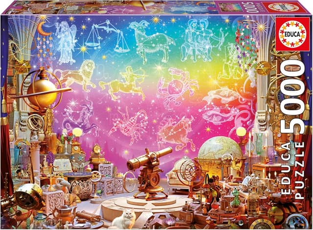Detalle de Educa 20260 Puzzle astrología 5.000 piezas, 157×107 cm 🧩