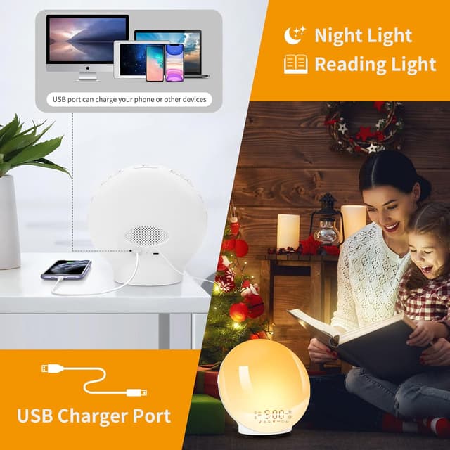 Detalle 2 de Tageslichtwecker Wecker Wake up Light 54 lm