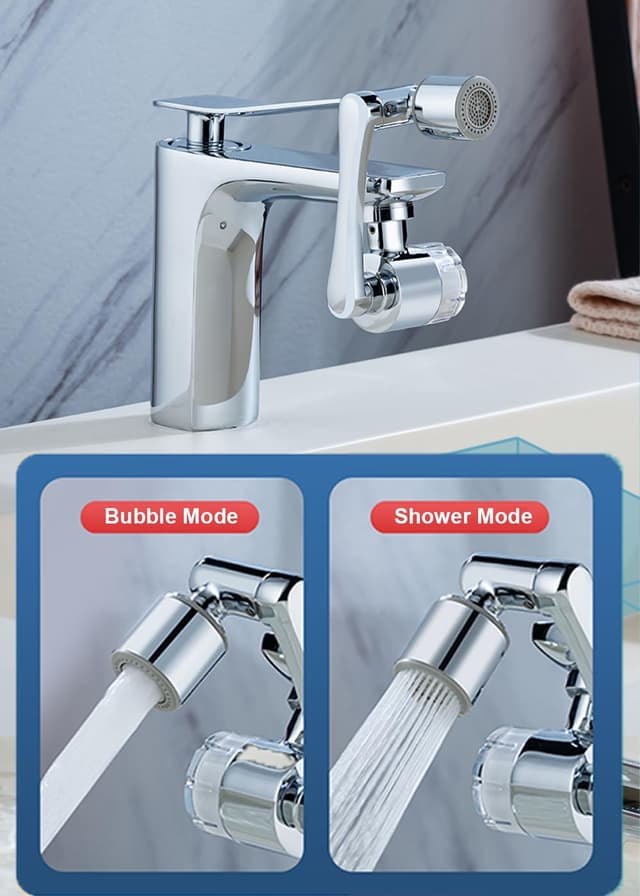 Detalle 2 de YRAKOZIN Drehbarer Verlängerungshahn 1080°