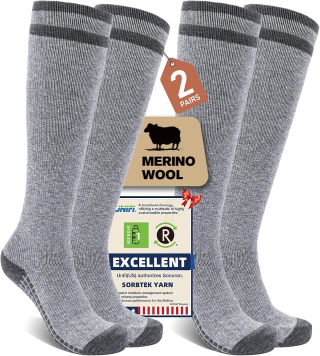 Detalle de Merino Wool Compression Socks 2 Pairs