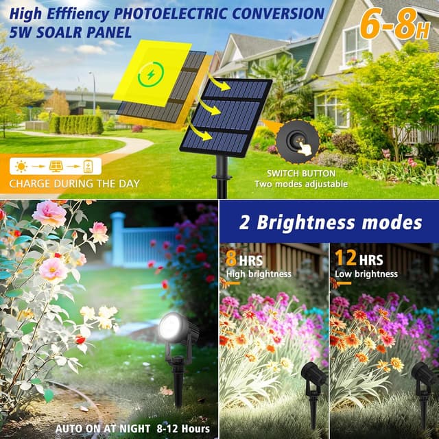 Thumbnail 2 de Gartenstrahler Solar Außen 6000K