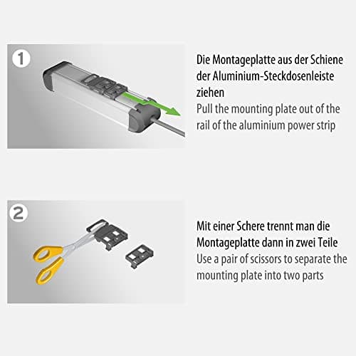 Thumbnail 3 de Brennenstuhl Premium-Alu-Line Regleta 12 Tomas 3m con Interruptores 🔌