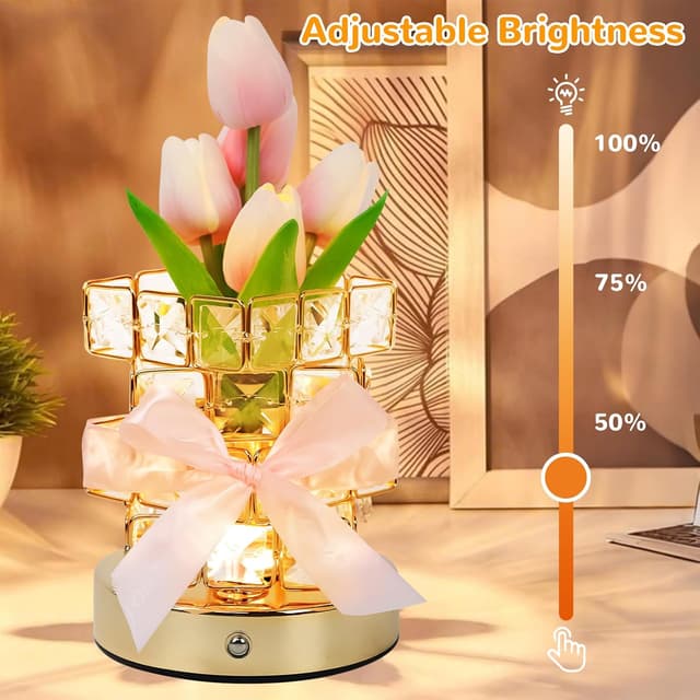 Detalle 1 de Mumisuto Nachtlicht Tulpen 12 x 24 cm