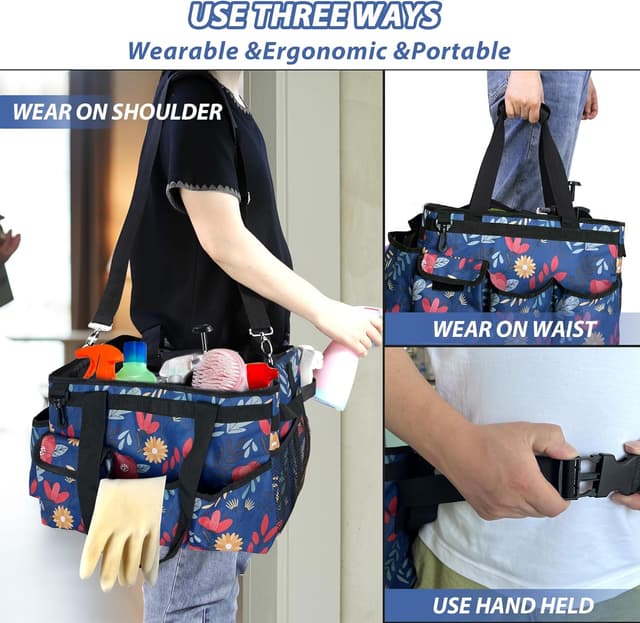 Thumbnail 5 de Borsa portaoggetti per la pulizia organizer grande blu