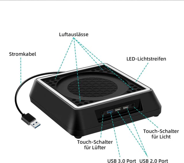 Detalle de Mcbazel Xbox Series X Lüfter