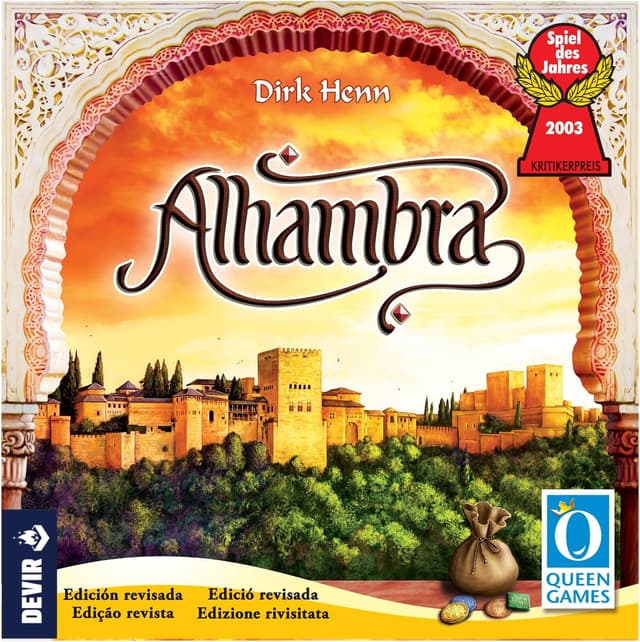 Detalle 2 de Devir Alhambra - Juego de Mesa de Estrategia y Construcción 🏰
