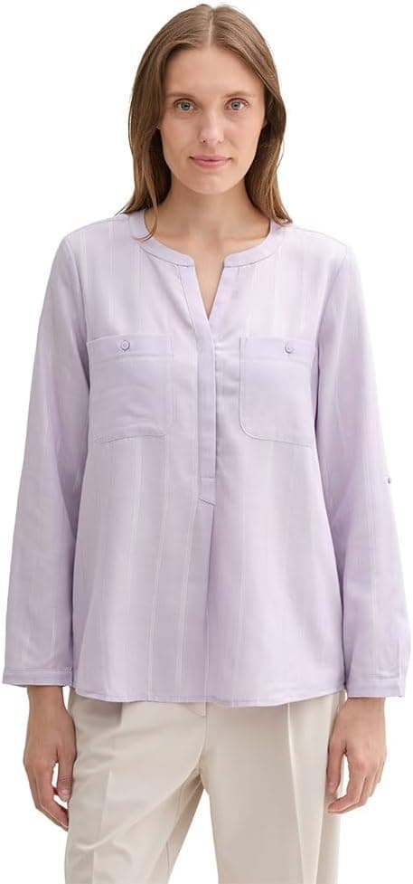 Detalle de TOM TAILOR 1043221 camicia da donna a maniche lunghe