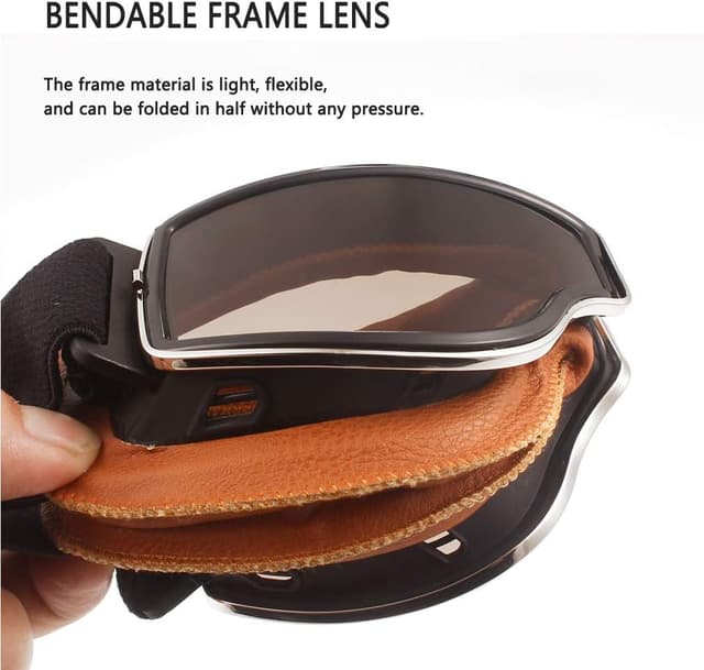 Thumbnail 5 de Ashilun Retro Pilot Goggles