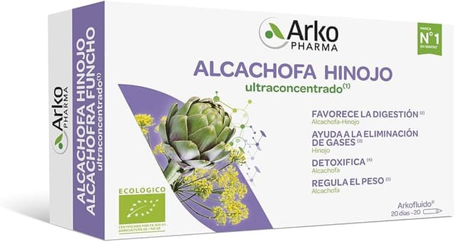 Imagen de Arkopharma Arkofluido Alcachofa - Hinojo Bio 20 Ampollas en OfertitasTOP