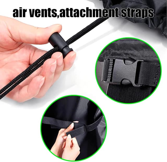 Thumbnail 6 de Housse de salon de jardin LCGOD 600D Oxford – protection pour tous les temps (230 x 165 x 80 cm)