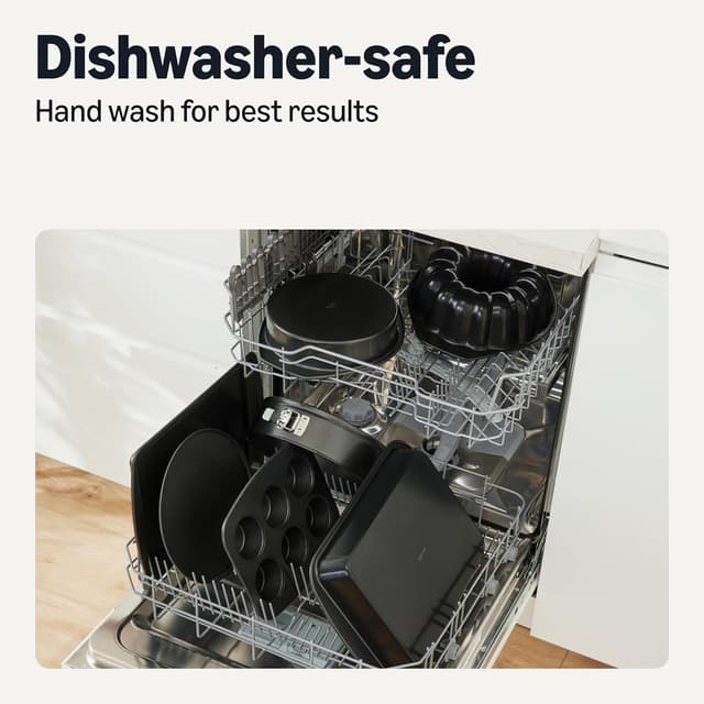 Thumbnail 4 de Amazon Basics Nonstick Springform Pan, Dishwasher and Oven-Safe, 25.4cm
Amazon Basics Nonstick Springform Pan, Dishwash…