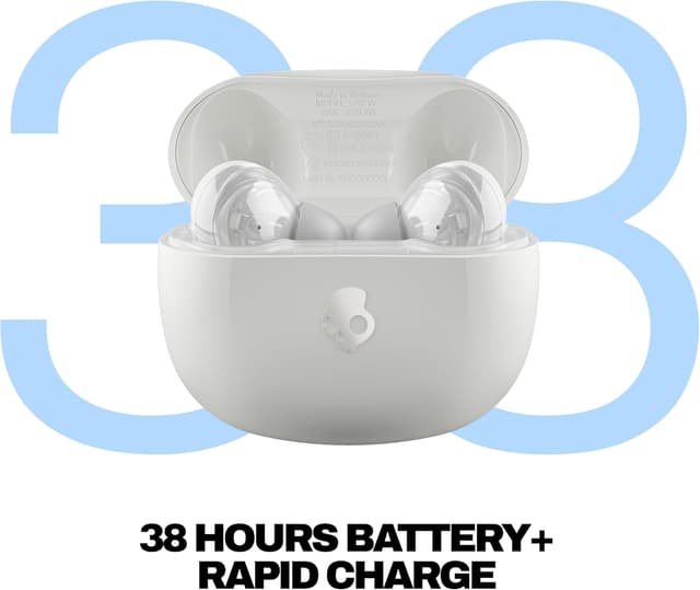 Detalle de Skullcandy Rail ANC Wireless Earbuds with Active Noise Cancelling and up to 38 hours battery