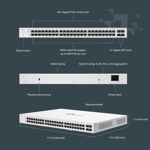 Thumbnail 4 de TP-Link Festa FS352GP 52-Port Gigabit PoE Switch 📡