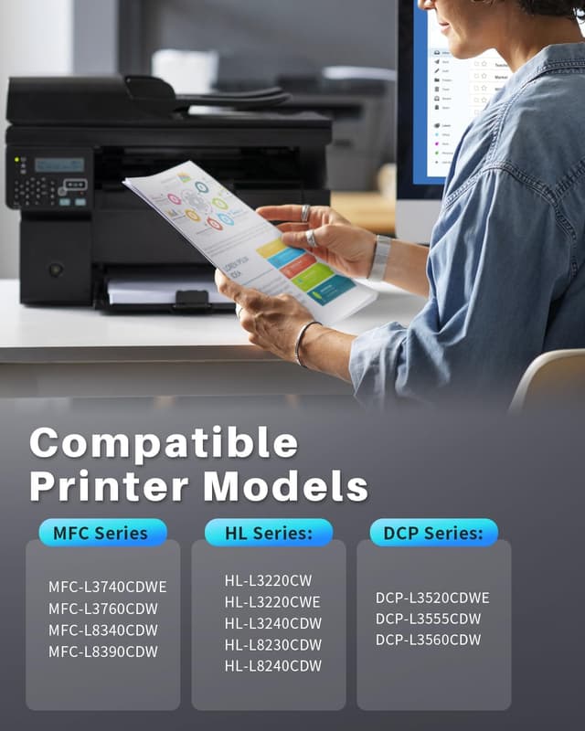 Detalle de INK4U DR248CL tamburo compatibile 4 pack