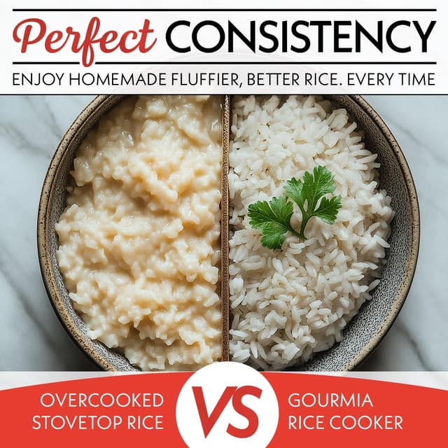 Thumbnail 6 de Gourmia Rice Cooker 5 Qt 🍚