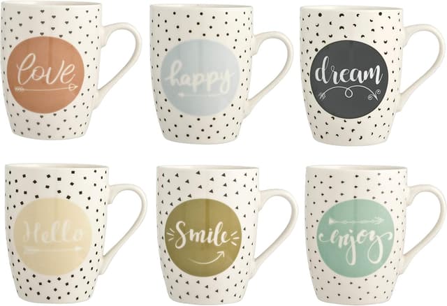 Imagen de H&H Enjoy juego de 6 tazas 350 ML en OfertitasTOP