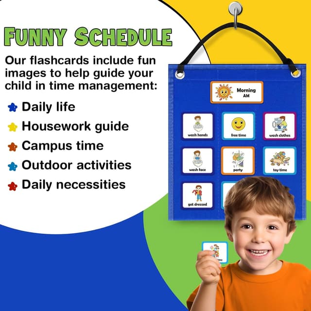 Thumbnail 4 de Visual Timetable Children Daily Routine Chart 86 PECS