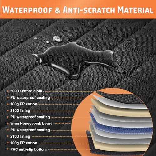 Thumbnail 4 de Gimars Funda Coche para Perro 157x132cm 🐶 Impermeable