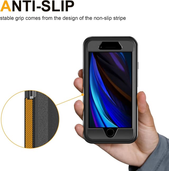 Thumbnail 4 de jaroco iPhone SE 2022 Shockproof Case - Black