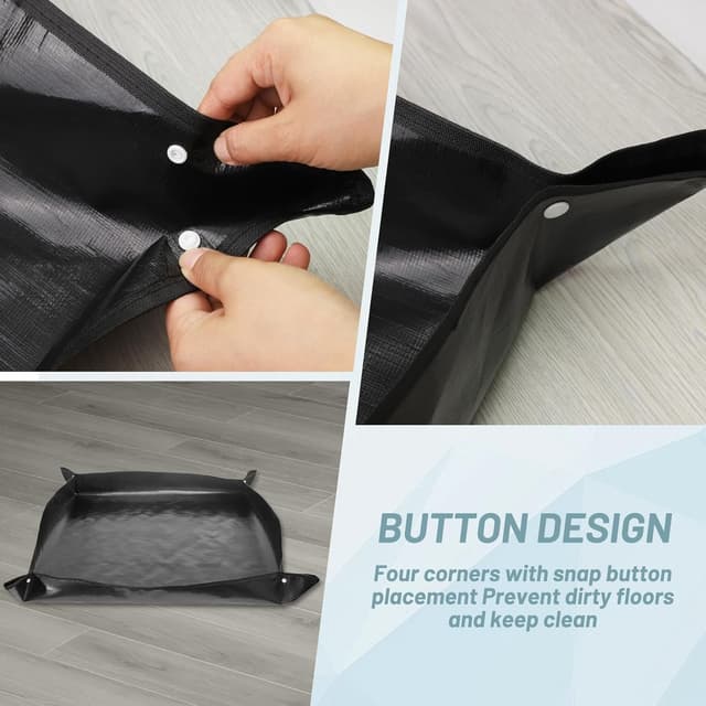 Thumbnail 6 de Wasserdicht Haustier Laufgittermatte (150 x 100 cm) – wasserfeste Unterlage für Meerschweinchen, Kaninchen & Co.