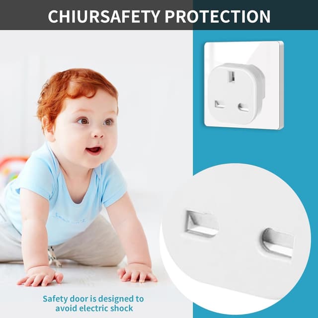 Detalle de UK to Europe Plug Adapter 4 pack