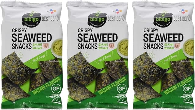 Thumbnail 4 de BIBIGO Snack algues wasabi 3 x 5 g đ