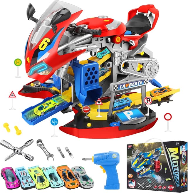 Detalle de BuntWunder Moto Construir Niños 3-8 años