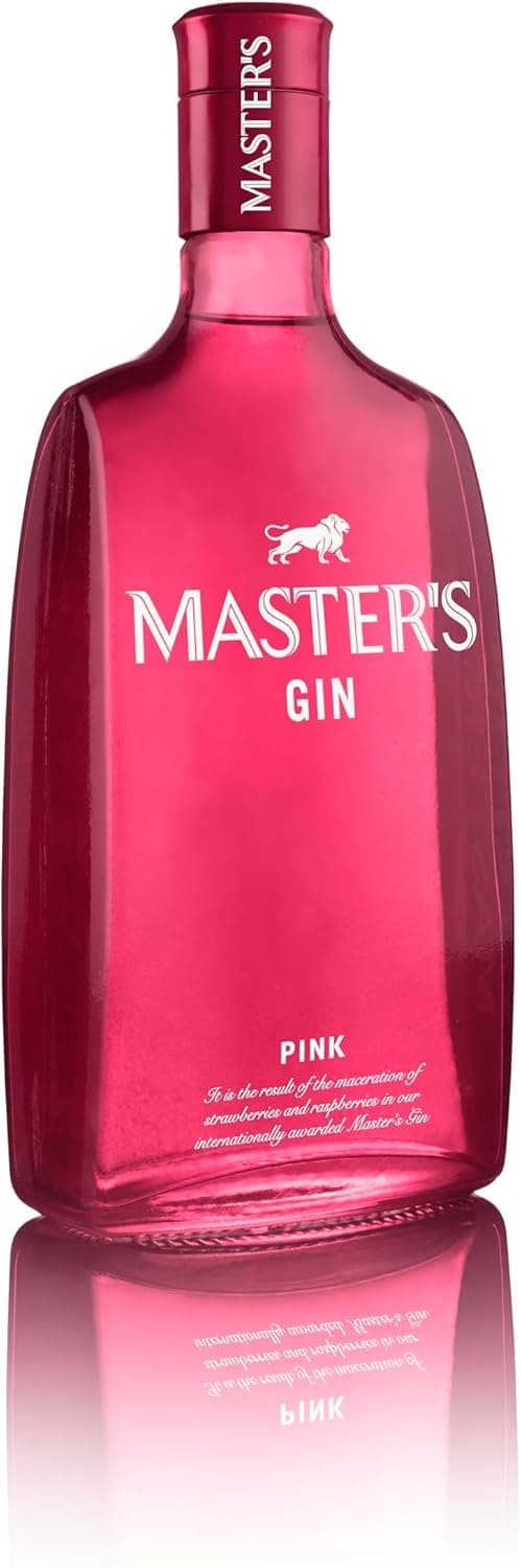 Thumbnail 4 de Master's London Dry Gin Pink - Ginebra Rosa de 700 ml 🍓