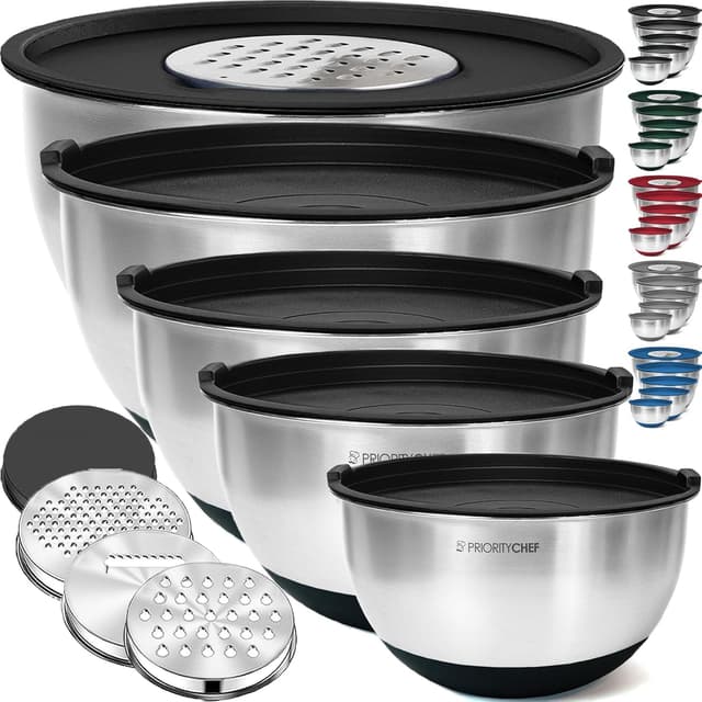 Imagen de Priority Chef Mixing Bowls Set 1.5–5 qt en OfertitasTOP