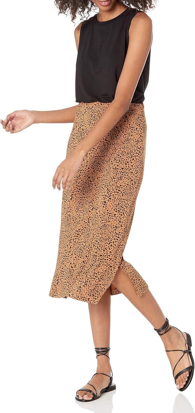 Detalle 2 de Pull-On Knit Midi Skirt 31 in